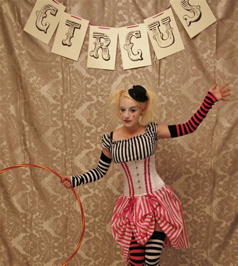 clown corset costume|More.